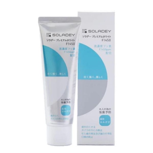 [171F0007] SOLADEY Premium White F1450 Whitening Toothpaste Citrus Mint Flavor