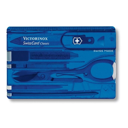 [144F0057] Victorinox - Swiss Card Classic, Blue transparent