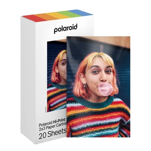 [059D0020] Polaroid Hi·Print 2x3 Paper Cartridge - 20 Sheets