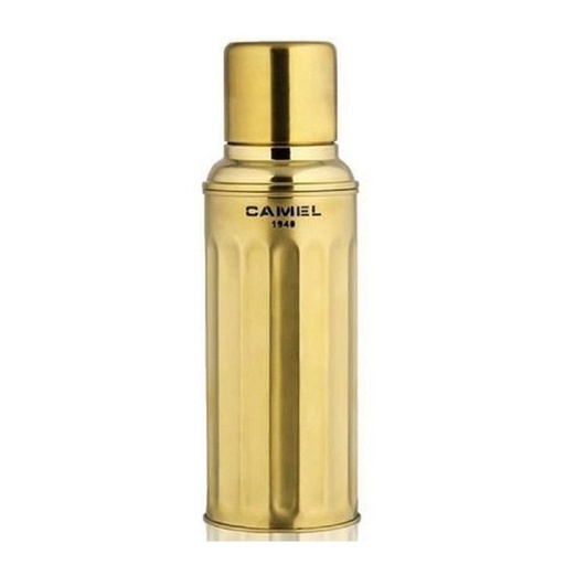 [158F0069] Camel - 122 SERIES Double Layer Vacuum Glass Liner Thermos Bottle 450ml - Electroplated Gold (BRA) Series