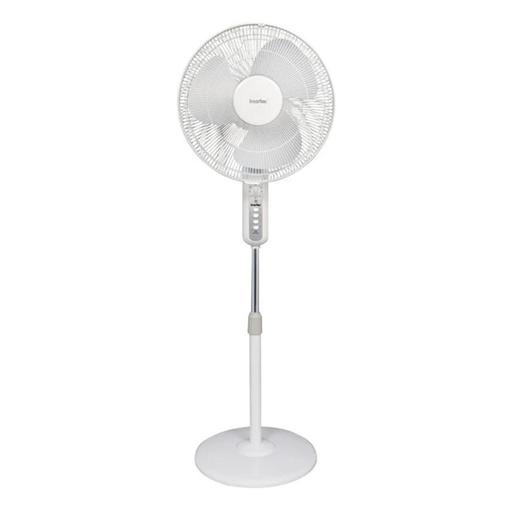 [123F0165] imarflex - "Simple Steel" 16-inch mechanical metal base floor fan