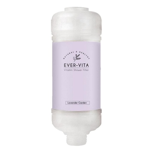 [146F0948] EVER-VITA - Vitamin C Shower Filter - Lavender Garden (Purple) (Parallel Import)