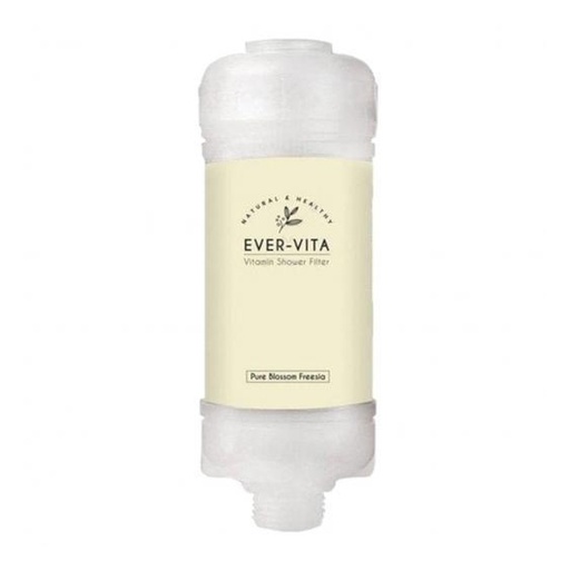 [146F0728] EVER-VITA - Vitamin C Shower Filter - Pure Blossom Freesia (Yellow) (Parallel Import)