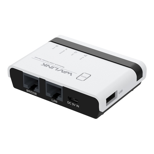 [141F0086] WAVLINK - Wireless USB2.0 Printer Server WL-NU516U1