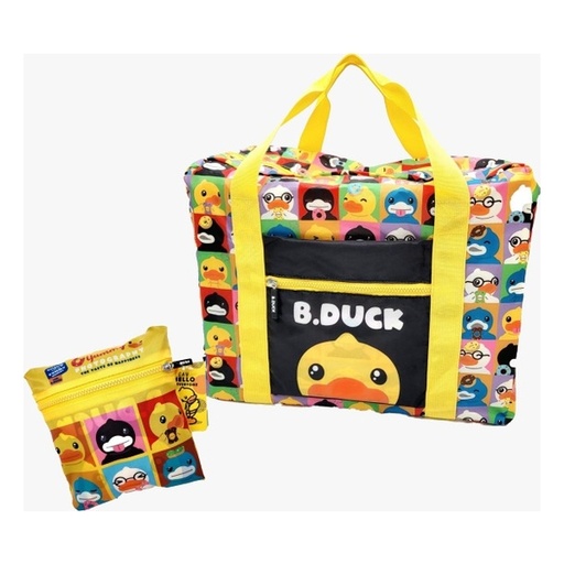 [175F0031] B.Duck Foldable Travel Bag (Yellow)