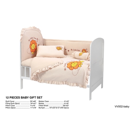 [146F0495] CASA-V 12 Pieces Baby Set (VV002BBS00)