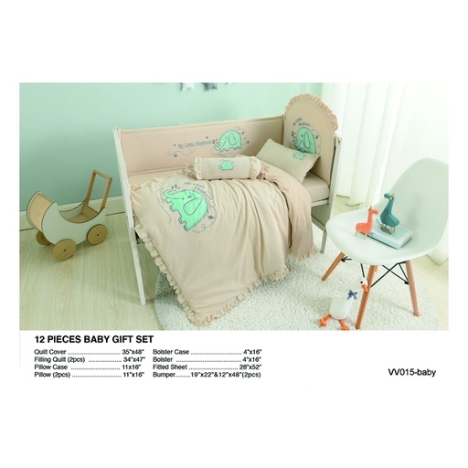 [146F0496] CASA-V 12 Pieces Baby Set (VV015BBS00)