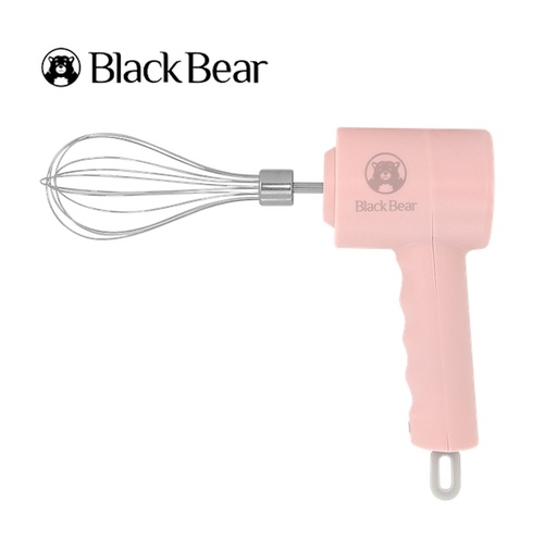 [138F0249] BLACK BEAR CORDLESS HAND MIXER (PINK) - INCLUDING TWO EGG WHISKS