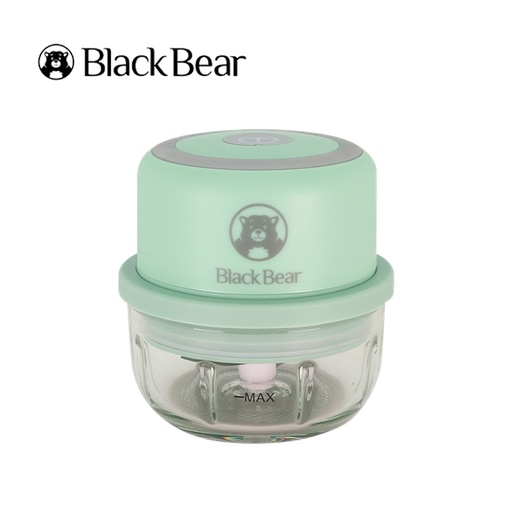 [138F0252] BLACK BEAR USB CHARGING MINI GLASS FOOD CHOPPE 0.15L (GREEN) BSB500001GN