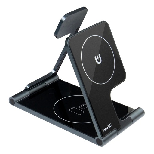 [049F8033] inno3C i-SMD3 3 in 1 Folding Magnetic Wireless Charging Stand