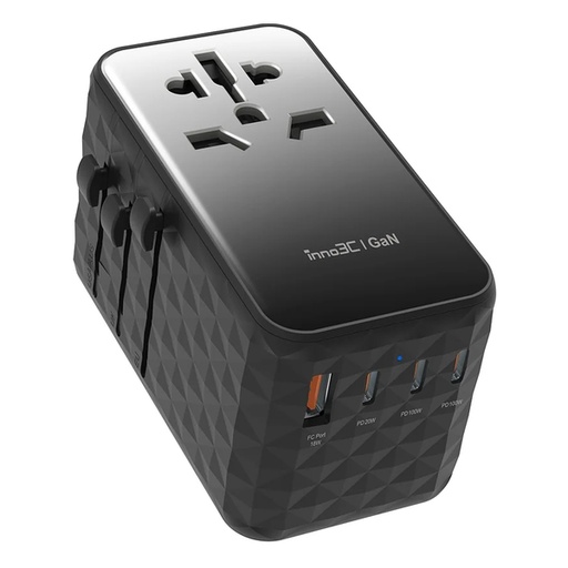 [123F0225] inno3C GaN 120W 4輸出旅行轉換插頭 i-FT120