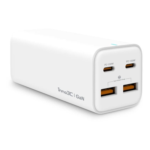 [126F0007] inno3C GaN 100W 四輸出快速充電器 i-100W WH