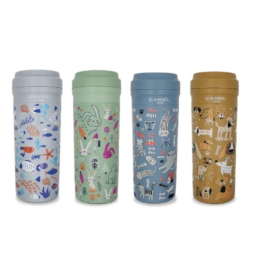 Camel駱駝牌 - Glass Vacuum Mug 350mL - (Animal Series)