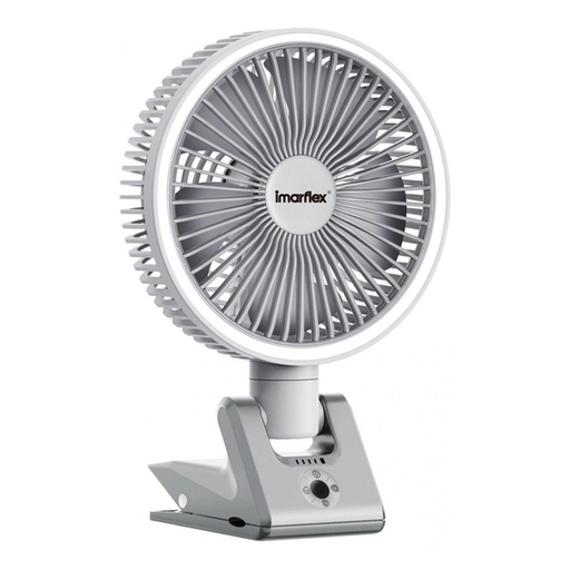[123F0200] imarflex 伊瑪牌 - 『日和。米』7.9吋充電式檯夾多用扇