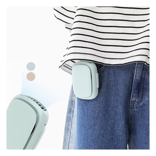 [147F0107] Lemoistar FB6 3用便攜式掛腰風扇 2部 (藍色+卡其)