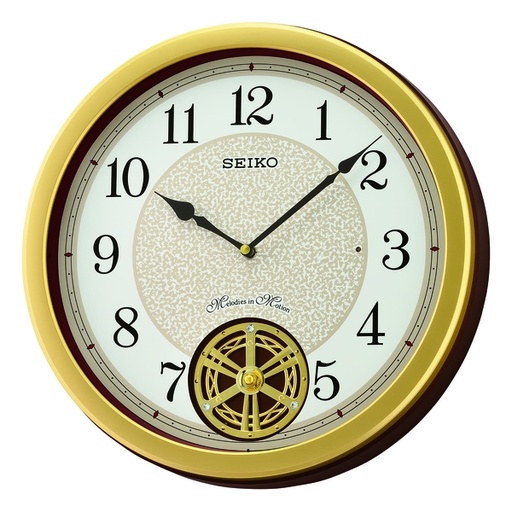 [159F0161] SEIKO - Quartz Wall Clock - Melodies in Motion (QXM388G)
