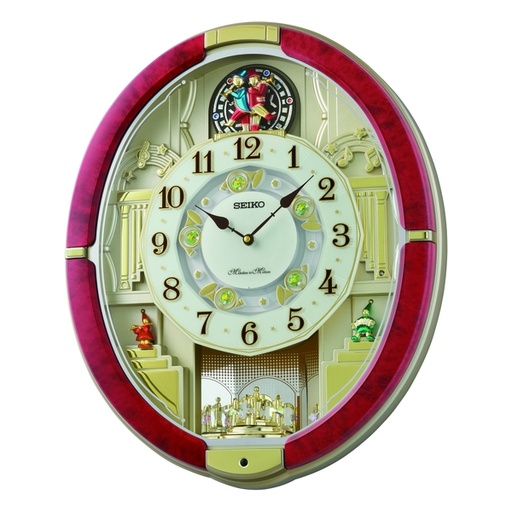 [159F0169] SEIKO -  Quartz Wall Clock - Melodies in Motion (QXM612R)