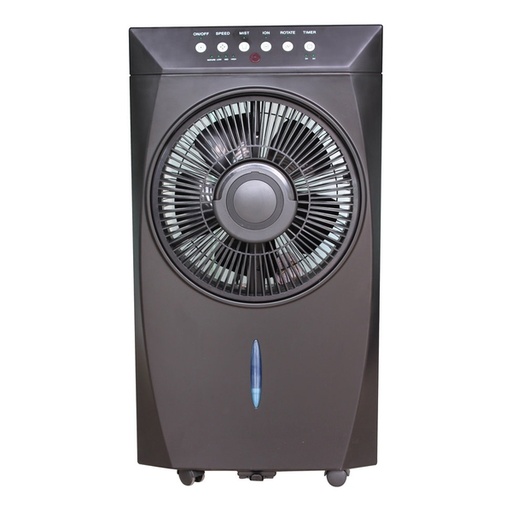 [122F0116] Turbo Italy - Ultrasonic Remote Control Cool Mist Fan (Black) THF-105B