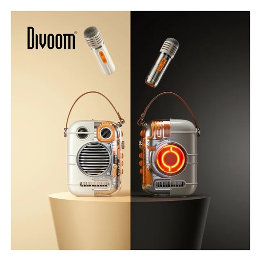 [123F0119] Divoom Spark Pro - Dual Wireless Microphones Karaoke Bluetooth Speaker
