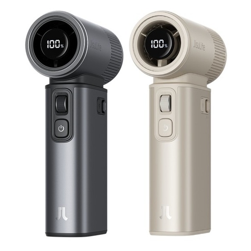 [104F5008] JisuLife - Handheld Fan Ultra2【全新旗艦級】 萬用龍捲風渦輪風炮 (深灰 + 淺啡)