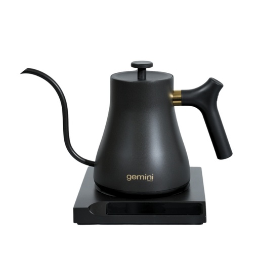 [133F0111] Gemini 0.6L 電子溫控 專業手沖 咖啡壸 GCK600BK