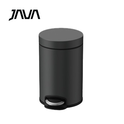 [146F0917] JAVA 12公升圓形不鏽鋼腳踏垃圾桶(鈦金灰色) JH8856GY-12L