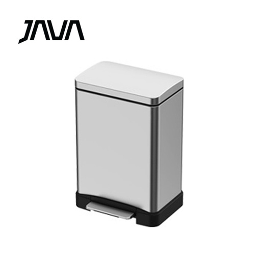 [138F0325] JAVA 30公升長方形不鏽鋼腳踏垃圾桶 JH8858-30L