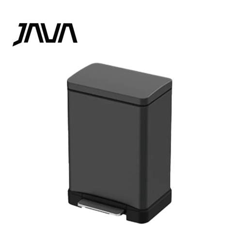 [146F0951] JAVA 30公升長方形不鏽鋼腳踏垃圾桶(鈦金灰色) JH8858GY-30L