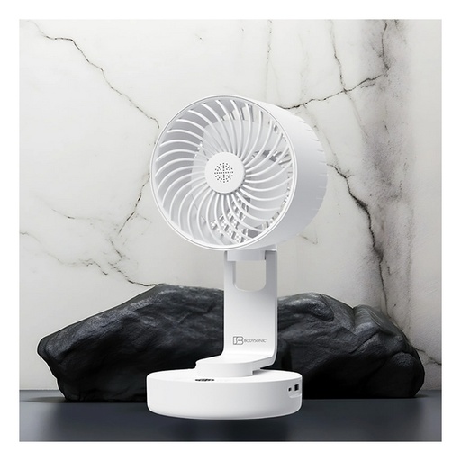 [141F0103] Bodysonic 6" Air Circulation Fan - Flip WK-FC-W20-WH
