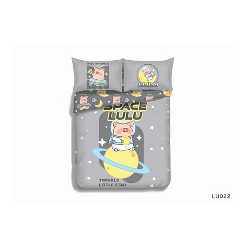 Casablanca 罐頭豬LuLu卡通純棉印花系列床品套裝 - (LU022)