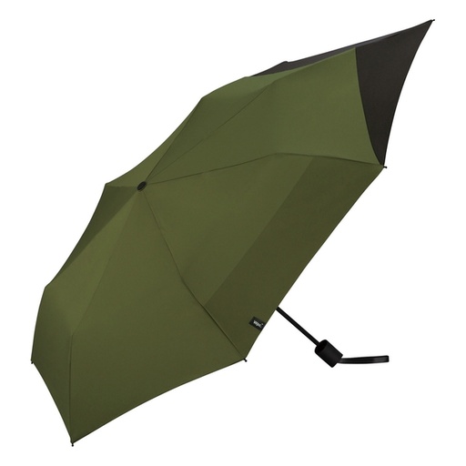 [186F0511] WPC BACK PROTECT FOLDING UMBRELLA UV Protection UX004-933-Khaki/Black Size 55cm WPC60-UX004-KH/BK
