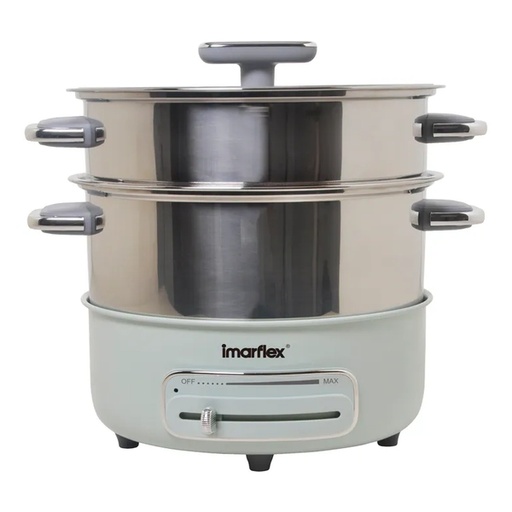 [123F0264] imarflex 伊瑪牌 - Fresh Food 4-liter Steaming Hot Pot IMC-40K
