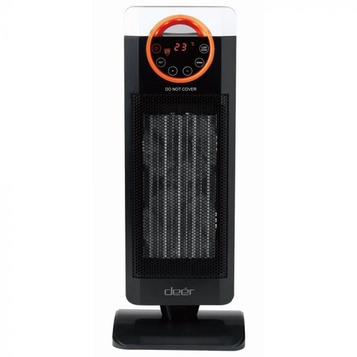[113F0001] 德爾 - 遙控陶瓷暖風機LED恆溫選擇(2000W) DH5201