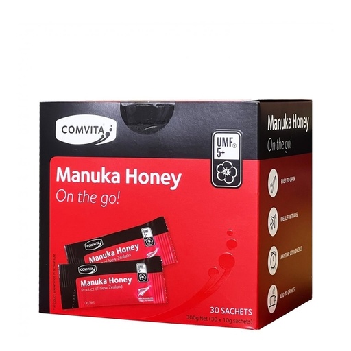 [125F1042] Comvita - UMF 5+ Manuka Honey Portable Pack of 30 Packs (Parallel Import)