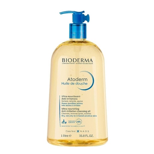 [125F1045] Bioderma - Atoderm 深層滋養潔膚沐浴油 / 潔膚油 1000ml (平行進口)