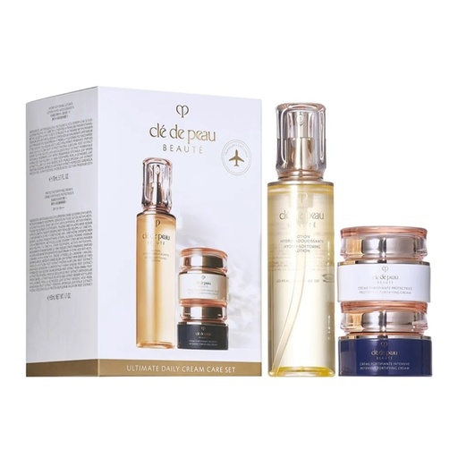 [125F1048] Clé de Peau Beauté - Basic Care Essence Cream Combination (Toner 170ml + Sunscreen Revitalizing Cream 50ml + Night Repair Cream 50ml) (Parallel Import)