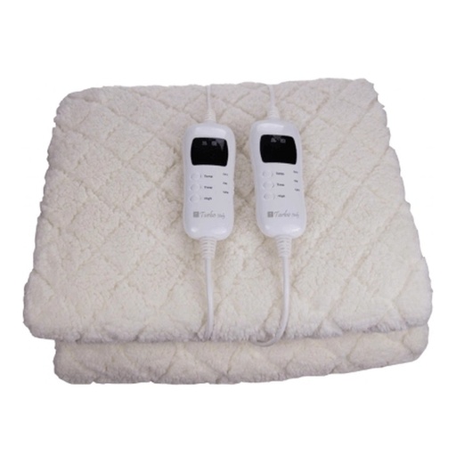 [122F0084] Turbo Italy - Double-Person Berber Fleece Electric Heated Blanket TEB-153D