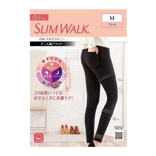 [109F0160] Slimwalk Multi-Skinny Compression Leggings (Black) PH864
