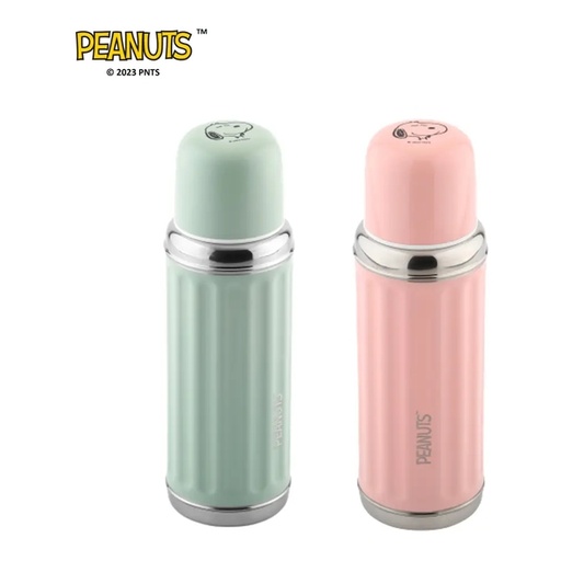 PEANUTS Authorized product 450ml SUS304 vacuum flask w/ceramic inner coating