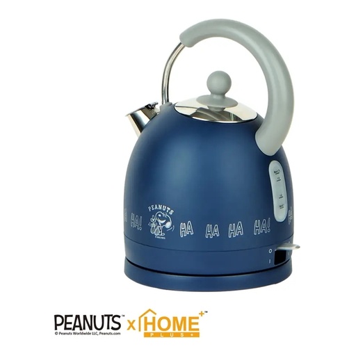 [168F0018] SNOOPY Authorized product Electric water kettle (Matt dark blue)