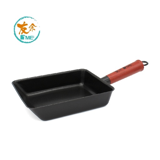 [125F0388] Iron Steel Rectangular Egg Pan 20cm x 15cm